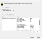 Información del sistema Nvidia