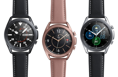 El Samsung Galaxy Watch 3 vendrá en variantes de tamaño de 41 mm y 45 mm. (Fuente de la imagen: @evleaks - editado)