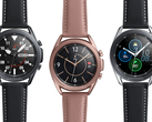 The Samsung Galaxy Watch 3 will come in 41 mm and 45 mm size variants. (Image source: @evleaks - edited)