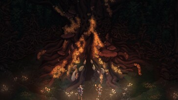 Una imagen que muestra un entorno de Drova - Forsaken Kin.