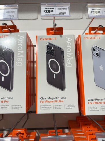 las fundas para iPhone 15 Pro de los principales fabricantes, como Cygnett, también se han diseñado para el interruptor de silencio eliminado. (Fuente: Notebookcheck)