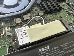 Módulo WLAN debajo de la SSD primaria