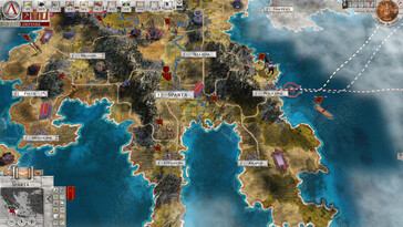 En la imagen: una captura de pantalla del juego Imperiums: Greek Wars.