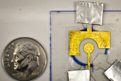 Una imagen del nuevo sensor electroquímico desarrollado por los investigadores del MIT (Fuente de la imagen: investigadores del MIT; editado)