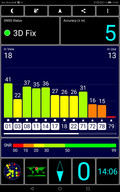 Prueba de GPS al aire libre