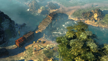 Una imagen en la que aparecen varios personajes de «Shadow Tactics: Blades of the Shogun».