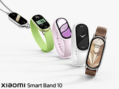 El teaser oficial insinúa una pantalla ligeramente más grande con biseles más delgados. En la imagen: la Smart Band 10. (Fuente de la imagen: Xiaomi - editado)