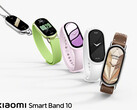 El teaser oficial insinúa una pantalla ligeramente más grande con biseles más delgados. En la imagen: la Smart Band 10. (Fuente de la imagen: Xiaomi - editado)