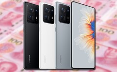 El Xiaomi Mi Mix 4 cuesta desde 4.999 yuanes (771 dólares) hasta 6.299 yuanes (971 dólares). (Fuente de la imagen: Xiaomi/CNN - editado)