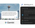 Gemini Spark procesa una búsqueda de vuelos en Chrome e inicia la reserva