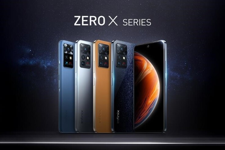 Los colores de la serie Infinix Zero X. (Fuente: Infinix)