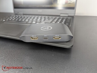 Trasera: 2x HDMI 2.0, 1x USB-C (5Gb/s)