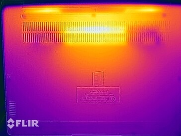 Prueba de esfuerzo de temperaturas superficiales (abajo)