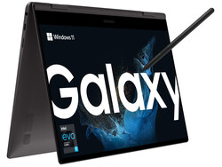 El Samsung Galaxy Book2 Pro 360 13 (NP930QED-KA3DE), proporcionado por Samsung Alemania.