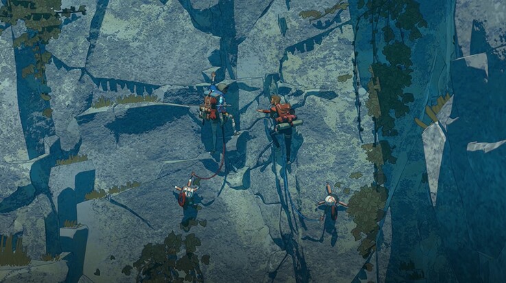 Una captura de pantalla del juego de Cairn