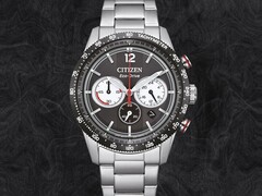 Los tres nuevos relojes Citizen CA471 (en la imagen CA4714-55E) tienen biseles taquimétricos. (Fuente de la imagen: Citizen, editado)