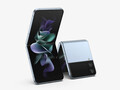 Se espera que el Galaxy Z Flip4 llegue en otoño. (Fuente de la imagen: @OnLeaks y 91mobiles)