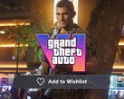 Jason Duval se muestra con el logotipo de GTA 6 y el icono de la lista de deseos de PS Store