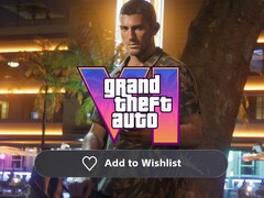 Jason Duval se muestra con el logotipo de GTA 6 y el icono de la lista de deseos de PS Store