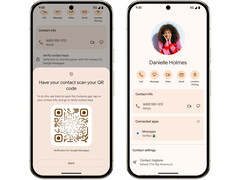 Una imagen promocional del sistema de verificación basado en QR de Google en Mensajes de Google. (Fuente de la imagen: Google)