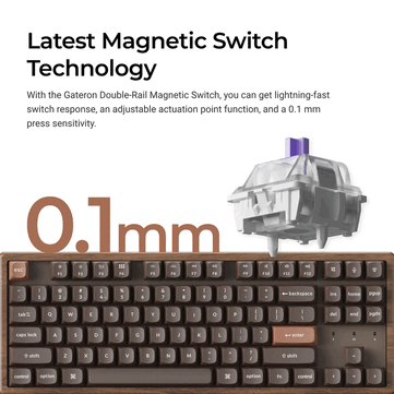 Keychron K8 HE Edición especial íntegramente de madera