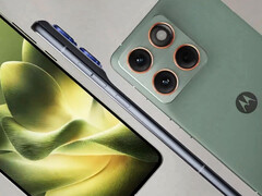 El Motorola Edge 70 en sus dos reputados colores de lanzamiento. (Fuente de la imagen: vía Evan Blass)