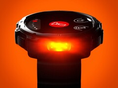El reloj inteligente Polar Street X dispone de una linterna LED que también puede iluminarse en rojo.