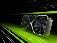 Render artístico de la GPU RTX 4090 de referencia. (Fuente de la imagen: Nvidia)