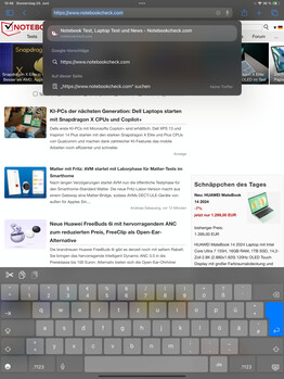 Teclado en formato vertical