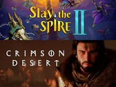 Banner para las rebajas de marzo en Steam de Slay the Spire 2 y Crimson Desert