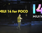 POCO habló brevemente de 'MIUI 14 para POCO' durante el evento de lanzamiento de la serie POCO X5 de esta semana. (Fuente de la imagen: POCO vía Xiaomiui)