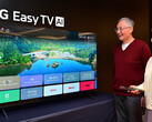 El televisor LG Easy TV ofrece mando a distancia y botón de ayuda. (Fuente de la imagen: LG Electronics)