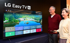 El televisor LG Easy TV ofrece mando a distancia y botón de ayuda. (Fuente de la imagen: LG Electronics)