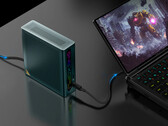 La OneXGPU Lite conectada a un OneXPlayer G1. (Fuente de la imagen: One-Netbook)