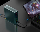 La OneXGPU Lite conectada a un OneXPlayer G1. (Fuente de la imagen: One-Netbook)