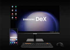 Samsung DeX en One UI 8 tiene un aspecto más moderno que la versión mostrada aquí. (Fuente de la imagen: Samsung) 