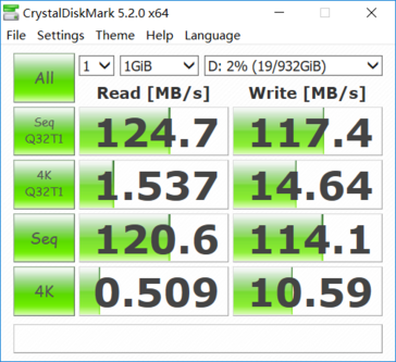 WDC WD10SPZX 1 TB HDD en nuestra unidad de revisión