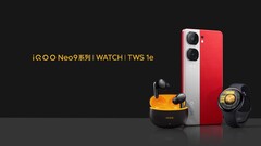 El iQOO Watch y los capullos Ie con el Neo9. (Fuente: iQOO)
