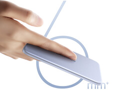 La PicoGo Air cuesta unos 43,44 dólares en China. En la foto: una imagen promocional que muestra el delgado diseño del banco de energía.