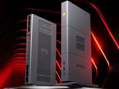 El GMKtec EVO-X3 (en la imagen) estará disponible con el Ryzen AI Max+ 495 a finales de 2026
