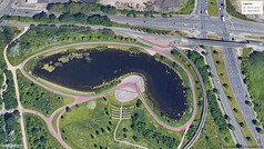Prueba de conducción con GNSS: lago
