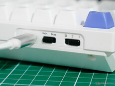 Perfil Keychron Q1 HE 8K e interruptores OS. 