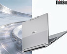 Los dos portátiles se actualizarán con procesadores de la serie Ryzen 400 más adelante. En la imagen: una promoción que muestra el diseño trasero del ThinkBook 14+. (Fuente de la imagen: Lenovo - editado)