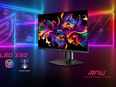 MPG 271QR QD-OLED X50 de MSI incorpora AI Care Sensor para la longevidad de OLED. (Fuente de la imagen: MSI)