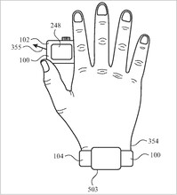 Apple Reloj con cámara. (Fuente de la imagen: USPTO)