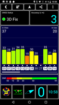 Prueba de GPS al aire libre