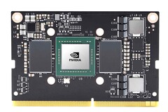 La Jetson TX2 NX tiene el tamaño de un módulo SO-DIMM. (Fuente de la imagen: NVIDIA)