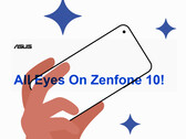 Una maqueta que ASUS está utilizando para anunciar su Zenfone 10 de la competencia. (Fuente de la imagen: ASUS)