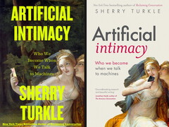 Dos portadas diferentes del libro Artificial Intimacy