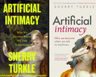 Dos portadas diferentes del libro Artificial Intimacy